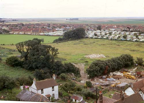 Looking South from the Church Spire 1968